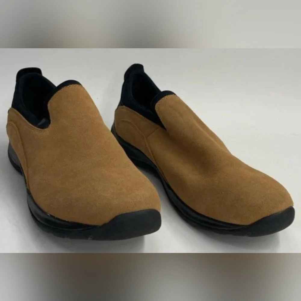 Lands' End All Weather Slip-on Suede Moc Shoes Men's Size 11 M MSRP $99.95